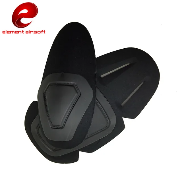 Element Airsoft Тактические защитные наколенники мотоциклетные налокотники защитные наколенники спортивные охотничьи скейты скутеры наколенники CY336 - Цвет: Черный