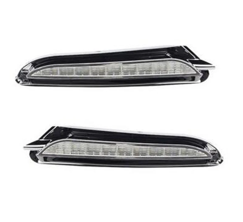 

2pcs Car headlight for Opel Mokka 2012 2013 2014 2015 Driving DRL Daytime Running Light lamp LED Daylight Relay fog lamp