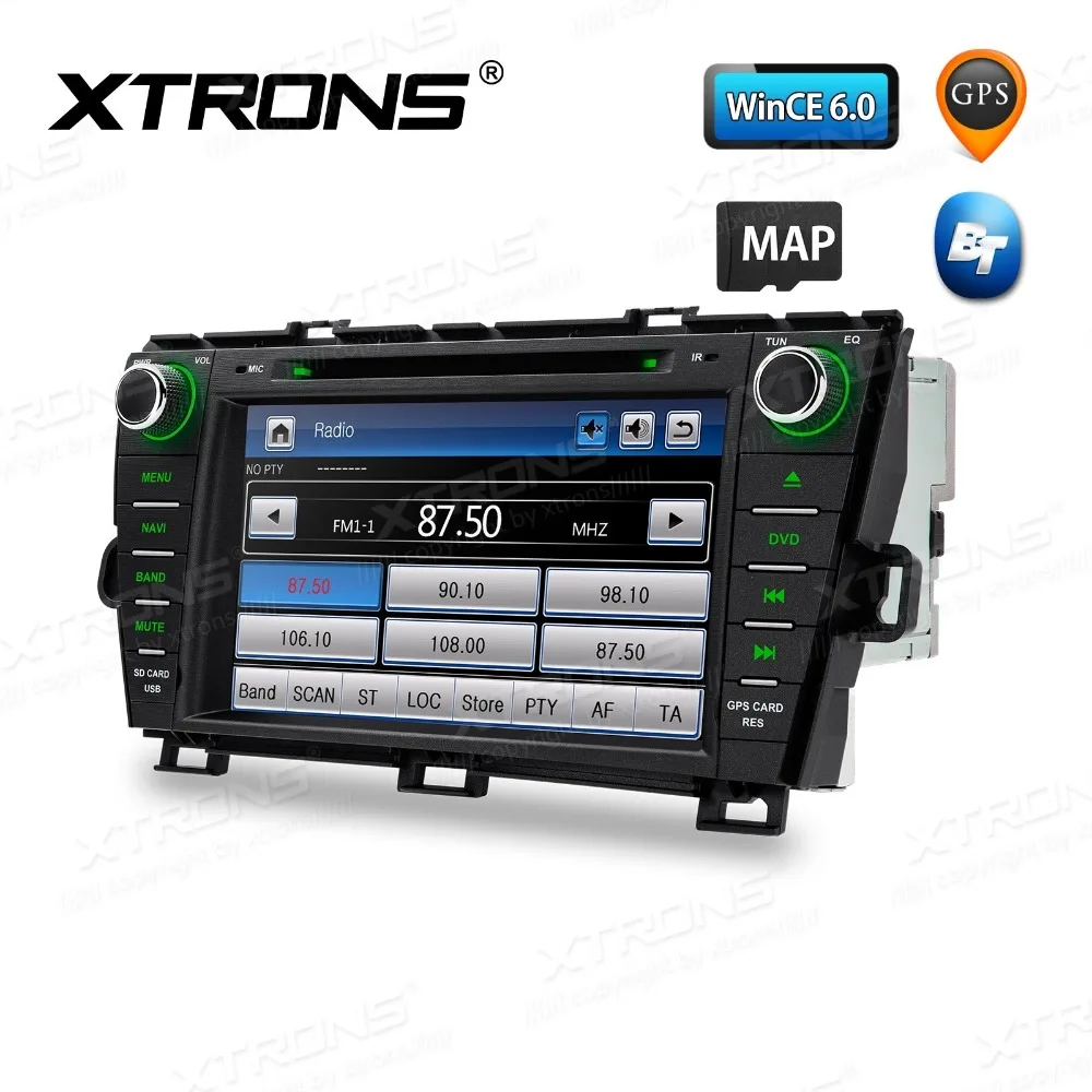 Sale 8" Car DVD Radio GPS for Toyota Prius 2009-2013 (Left Hand Drive) with Android Mirror Link Support & External Microphone Support 1