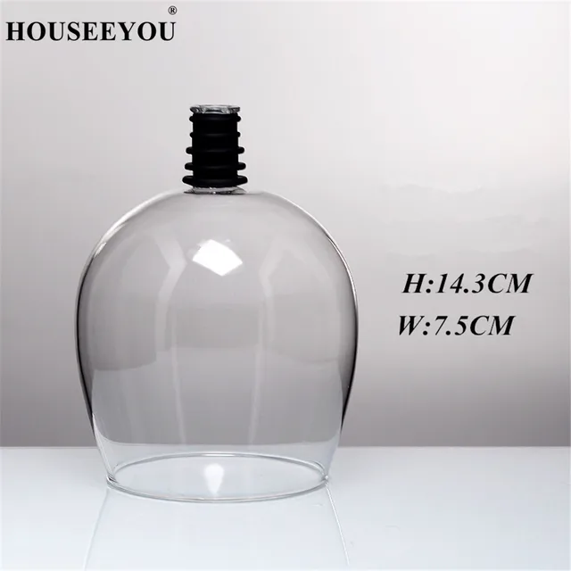 HOUSEEYOU Creative Red Wine Champagne Glass Cup with Silicone Seal Drink Directly from Bottle Crystal Glasses HOUSEEYOU Creative Red Wine Champagne Glass Cup with Silicone Seal Drink Directly from Bottle Crystal Glasses Cocktail Mug 260ML