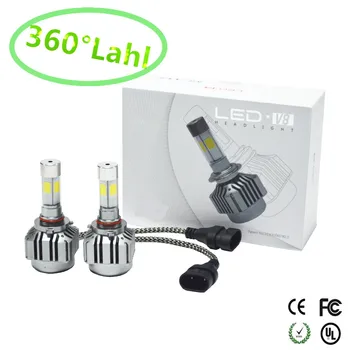 

80W 12000LM Car LED Headlights 9005 HB3 4 COB Chips 9005 Car LED Headlight Car 9005 LED Headlight Bulbs 9005 LED Head Light Bulb