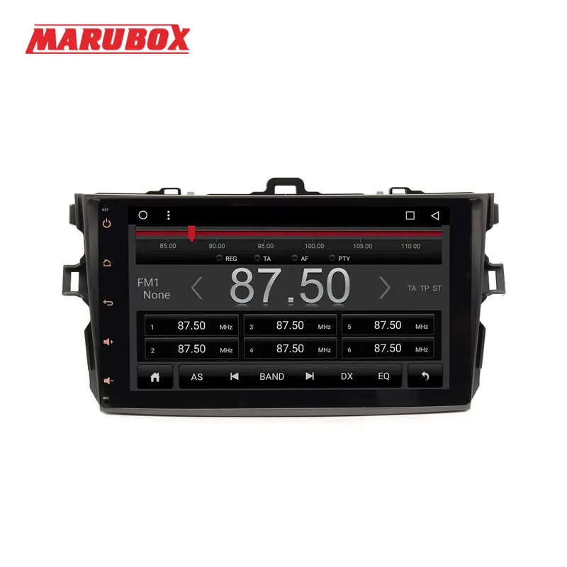 Discount MARUBOX 9A101T3 Quad Core Android 7.1 Car Multimedia Player for Toyota Corolla 2006-2011 Quad Core Allwinner T3 9"IPS 1024*600 2
