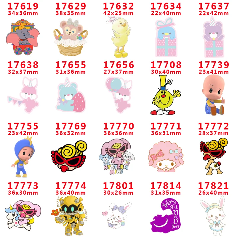 

Free shipping 30 pcs cartoon character planar resin PR 17619