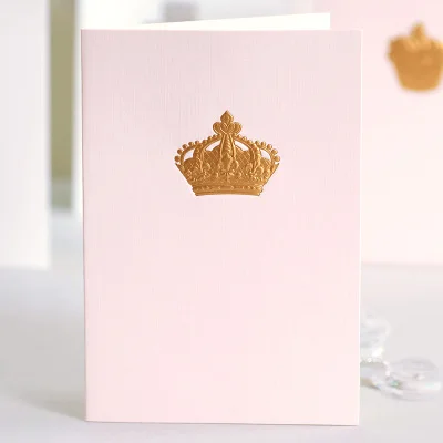 Креативные золотые/серебряные мини-подарочные открытки ручной работы для дня рождения, свадьбы, друзей, мини-поздравительных открыток - Цвет: Number 06 Only