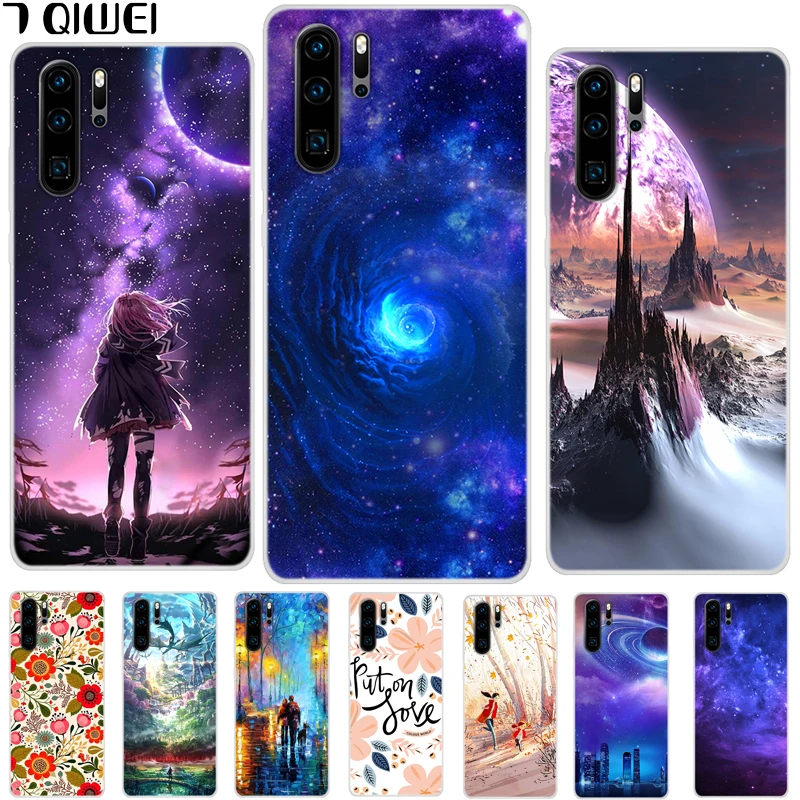 

B For Huawei P30 Pro Case Silicon Soft TPU Fashion Back Cover For Huawei P30 Lite P30Lite Case Transparent Slim P30Pro P 30 Star