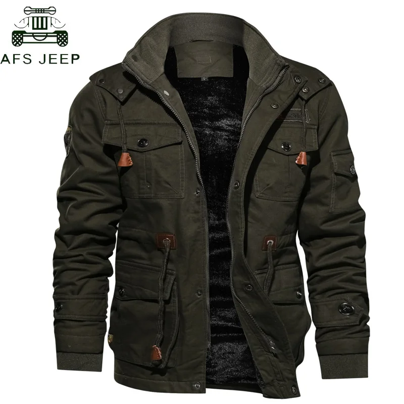 

Drop Shipping Brand Winter Fleece Jackets Men Warm Hooded Coat Thermal Thick Outerwear Male Military Jacket Mens Plus Size 4XL