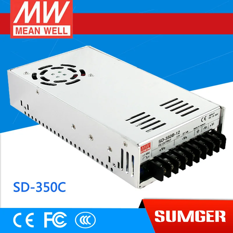 

Worthwhile Free shipping MEAN WELL SD-350C-24 2Pcs 24V 14.6A meanwell SD-350 24V 350.4W Single Output DC-DC Converter