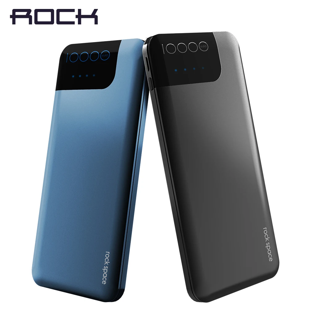 Быстрая Зарядка power Bank 10000 мАч В 5 в В/9 В/12 Smart QC 3 0 bank с цифровым дисплеем Тип C