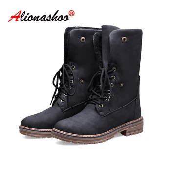 

Women Boots Booties High Quality Platform Winter Warm Motorcycle Boots Women Ankle Boots Women's Punk Ankle Boots Women Shoes