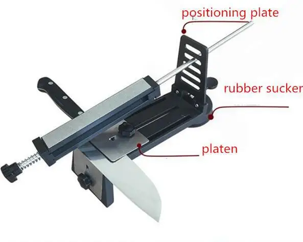 Профессиональная точилка для ножей, точилка для кухонных ножей с фиксированным углом, система заточки каменных точильных камней, точильный станок для ножей