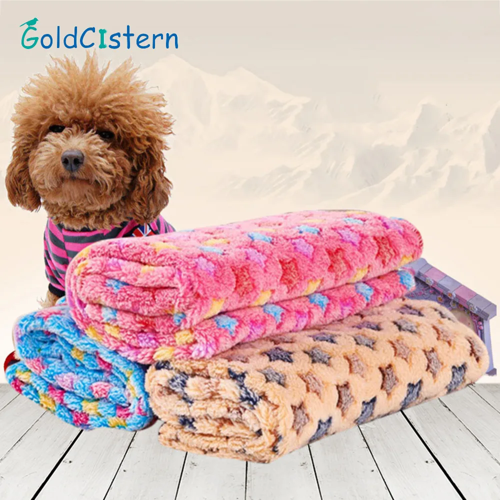 Warm Pet Bed Pet Dog Mat Cover Goods Pets Small Medium Large Towls Paw
