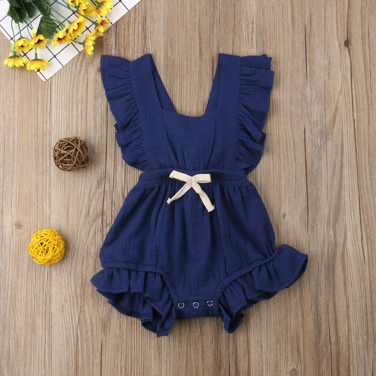 HTB1v8TLaozrK1RjSspmq6AOdFXac 2019 Brand New Infant Newborn Baby Girls Ruffle Rompers One-Pieces Clothes Baby Girl Summer Sleeveless Romper Jumpsuit Sunsuit