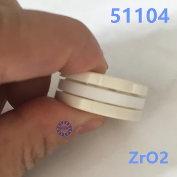 

Free shipping 51104 ZrO2 full ceramic thrust ball bearing 8104 20x35x10mm no magnetic bearing