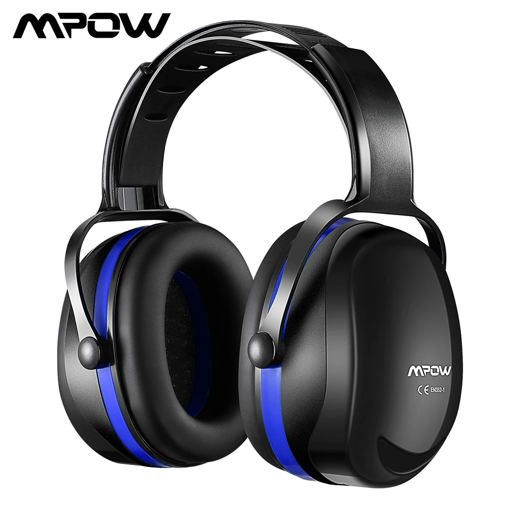 

Mpow HP044 SNR36dB Noise Cancellation Ear Earmuffs Hearing Protection Ear Defenders With Adjustable Headband For Shooting Mowing