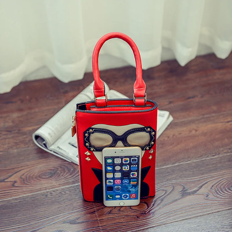 Decorado Tote Lady Bolsa de Ombro Crossbody