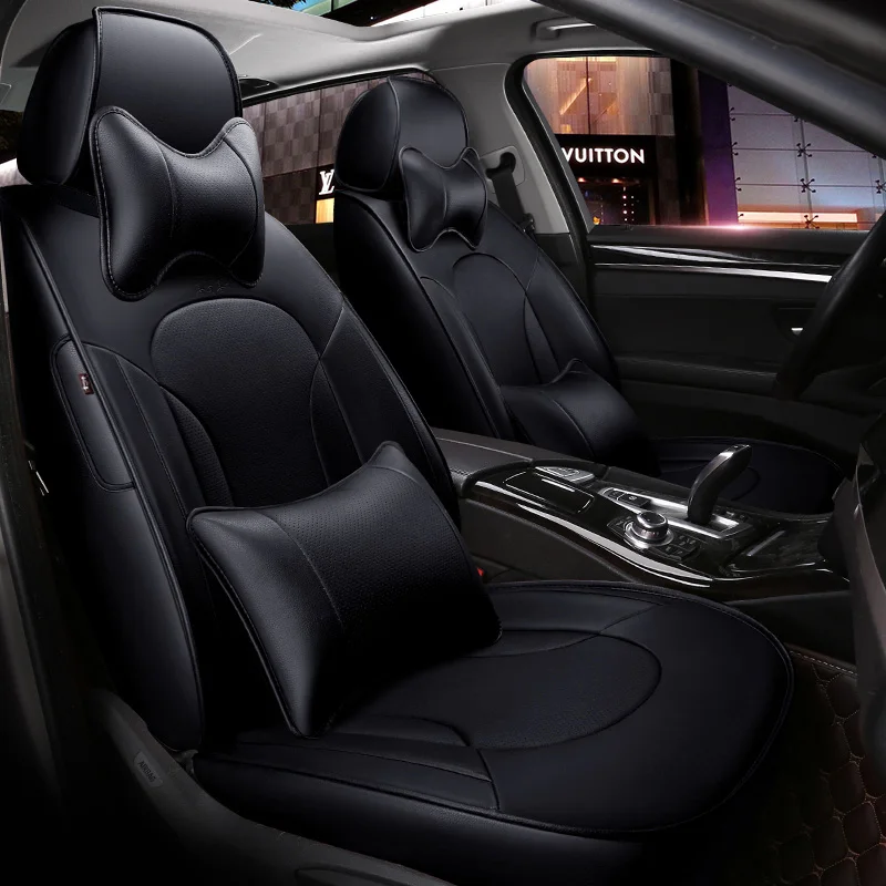 Кожаный чехол на сиденье для Hyundai IX35 IX25 Sonata Santafe Tucson ELANTRA Accent Verna I30|seat cover for hyundai|leather