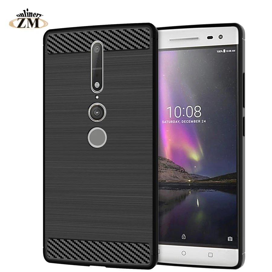 

Ultra Thin Cases For Lenovo A1010 K8 note lite phab2 vibe a plus Case Silicone Carbon Fiber Cover For Lenovo vibe B phab 2 pro
