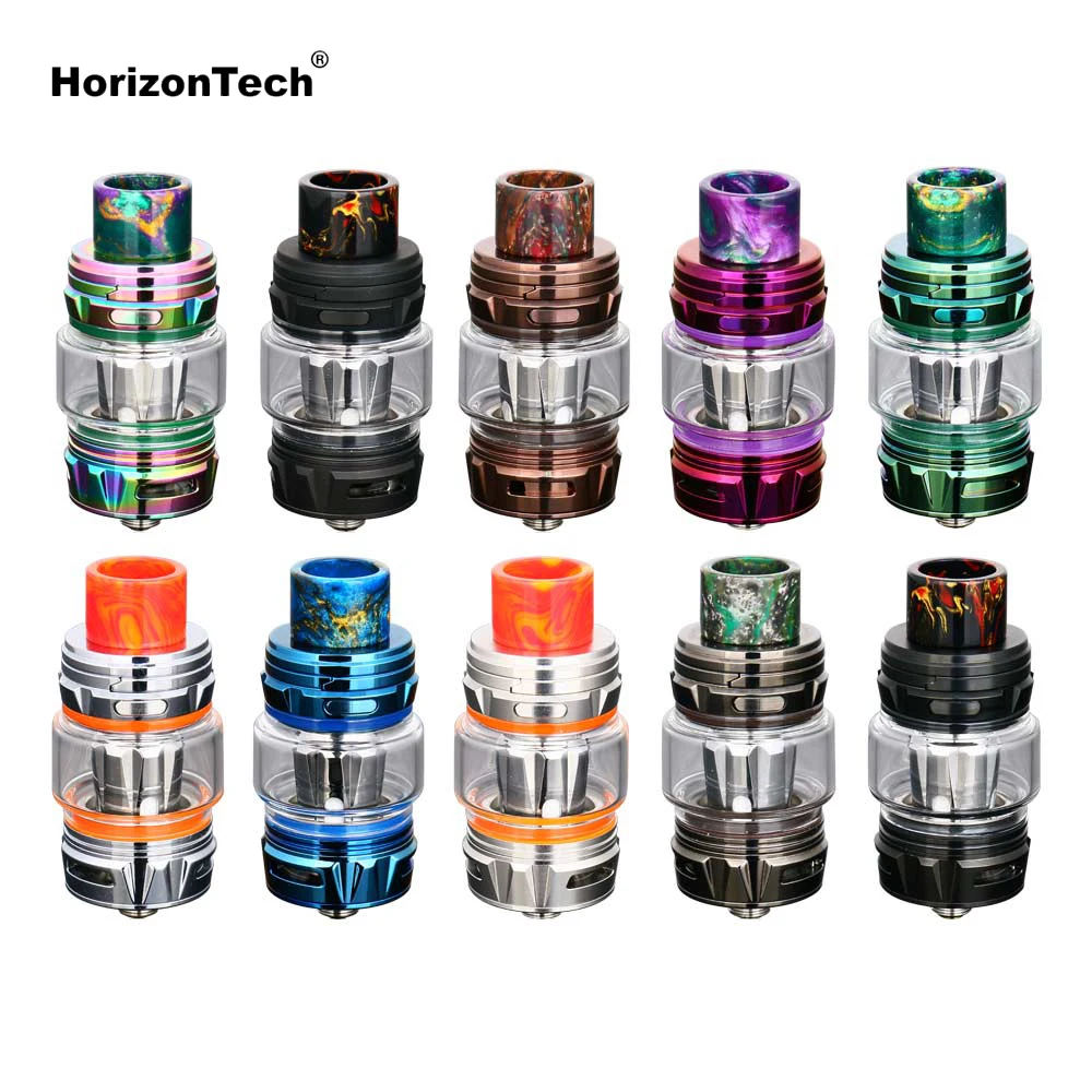 Original HorizonTech Falcon King Atomizer Electronic Cigarette 25.4mm 6ml Vape Tank With M1 Mesh Coil For 510 Thread Box Mod