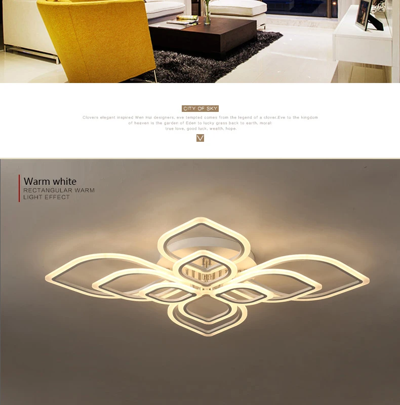 Omicron современные креативные высококлассные светодиодные люстры, цветочные кольца, белая акриловая лампа для гостиной, спальни, светильники