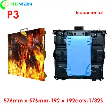 

Low Energy Consumption P3 rental led display screen indoor /outdoor full color led advertising display P2 P2.5 P3