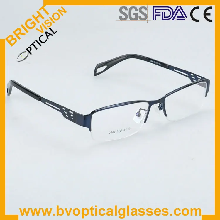 Magic Jing металлические оправы для очков для мужчин Rx Оптический очки по рецепту очки 2240 - Цвет оправы: blue