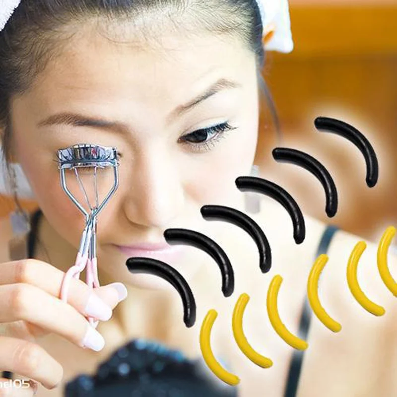 

12PCS New Hot Sale Eyelashes Eyelash Curler Replacement Pads Eyelashes Circle Random Delivery Make Up Tools