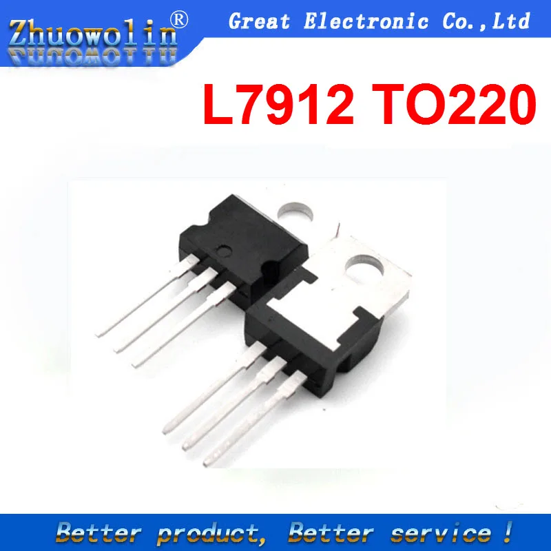 10pcs/lot L7912 L7912CV LM7912 TO 220-in Integrated Circuits from ...