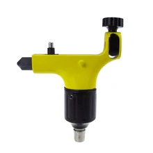 Высокое качество желтый цвет тату-пистолет тихий Сильный мощность Для Контурная и покрасочная машинка роторная Татуировка Машина
