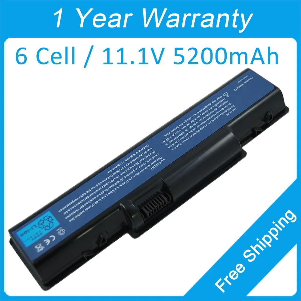 Новый аккумулятор для ноутбука 5200 мАч AS07A31 AS07A32 AS07A41 acer Aspire 4715 4920 5740 5738Z 4710 4710ZG 4930ZG