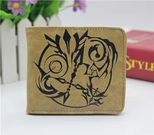 Anime Fate / stay night carpeta de la moneda Cosplay hombres mujeres monedero Bifold