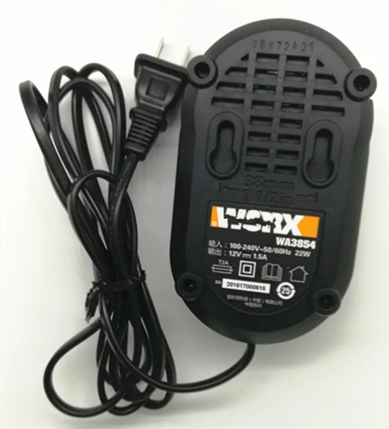 AC100 240V зарядное устройство 12 В для WORX WU128 WU151 WU127 WA3854 WA3855 WX382 WA3845 wa3509 WU280 WX540 WA3503 WA3504