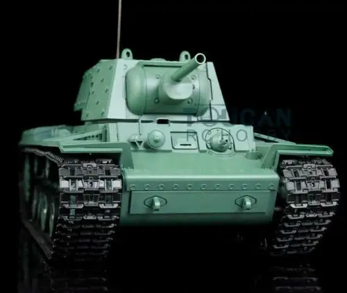 

Henglong 1/16 Scale 6.0 Plastic Ver Soviet KV-1 RTR RC Tank 3878 Steel Gearbox TH12635