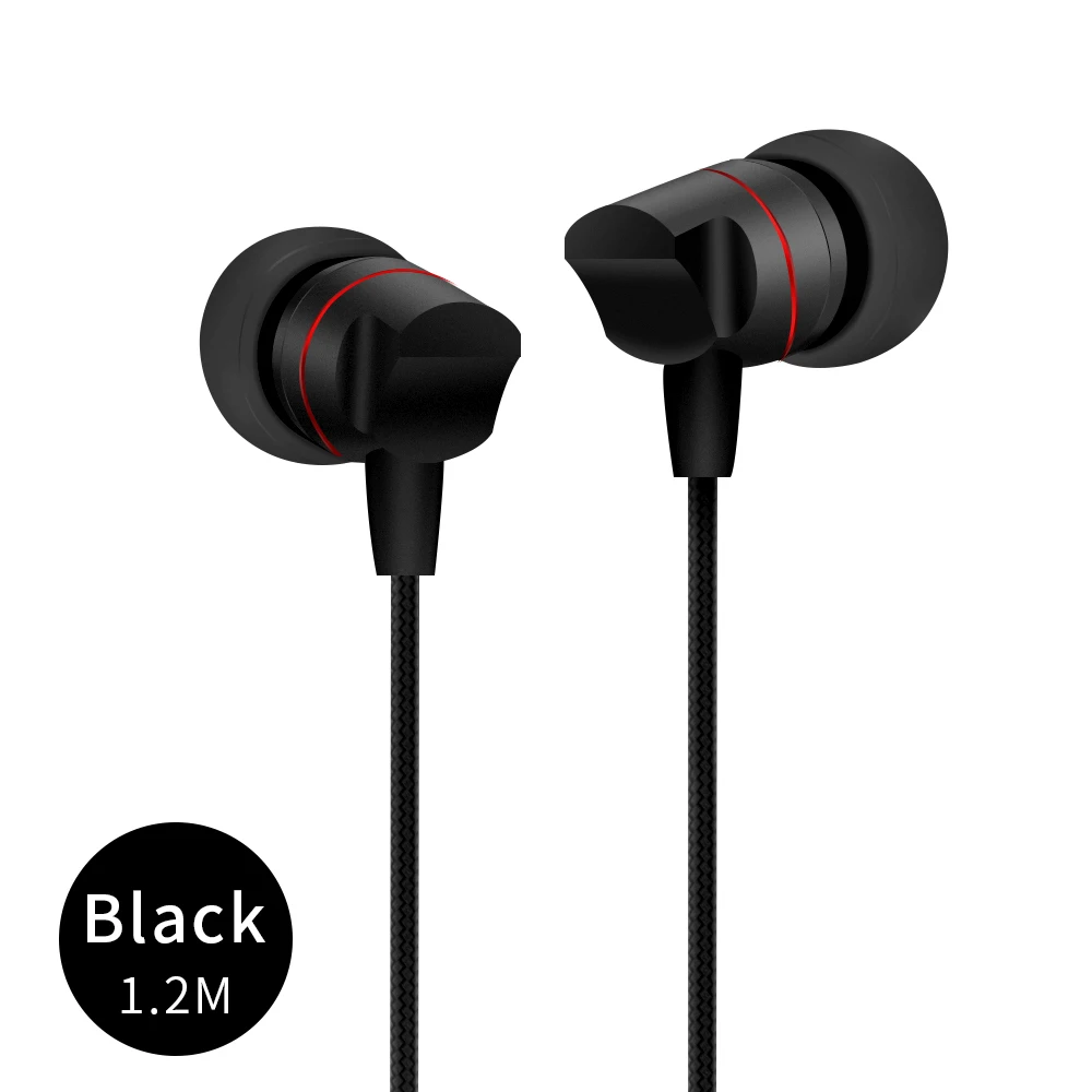 

Braided wire metal earphone high elastic TPE inner wire aluminum alloy high quality diaphragm sound quality balance gold-plated
