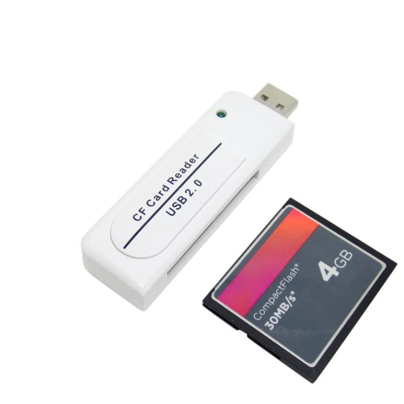 Malloom Новое поступление аксессуары для ПК высокоскоростной USB 2,0 CF кард-ридер компактный флэш USB кард-ридер для ПК компьютера