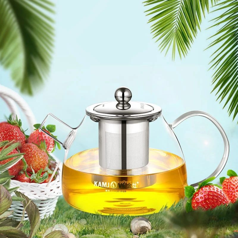 Filter flower teapot tea cup pot elegant glass set Stainless steel filter | Дом и сад