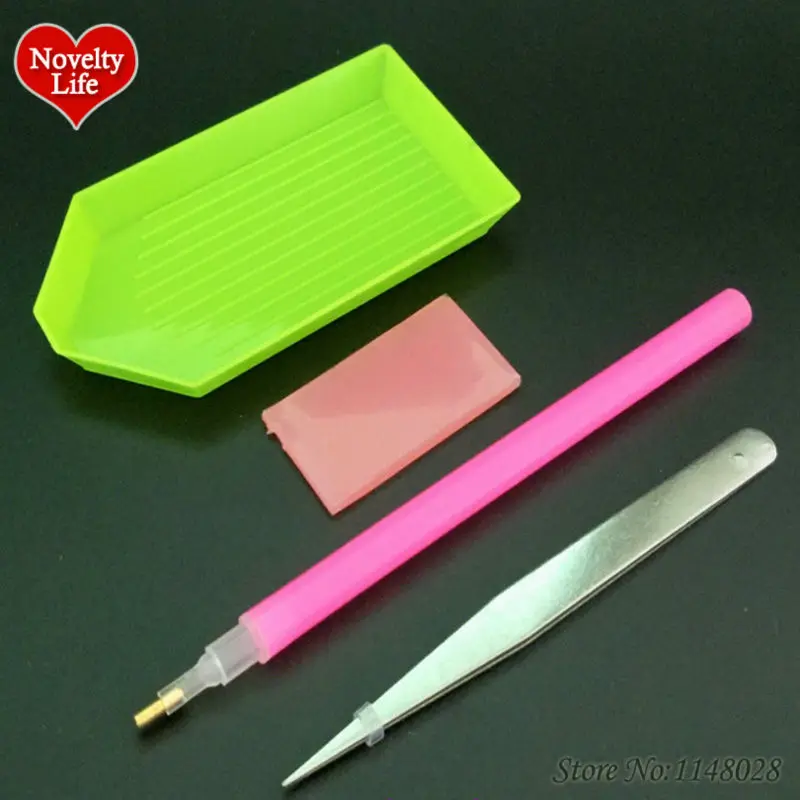 

Tweezers / Pen / Glue / Plastic Tray Tool Sets 5D Diamond Painting Cross Stitch Kits Diamond Mosaic Diamond Embroidery Free Ship