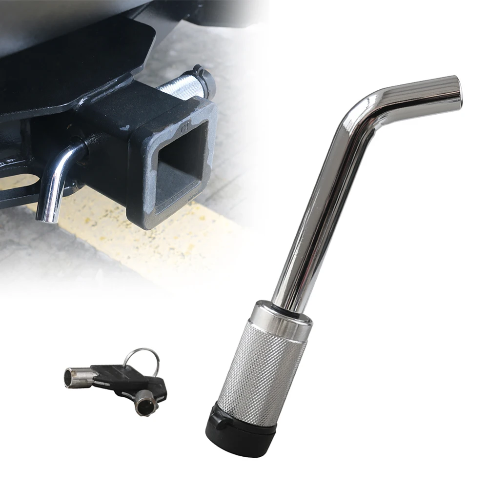 

Trailer Hitch Lock Diameter 5/8" (1.59cm) Chromed Hitch Pin For Class Iii, Iv, V Hitches, Receiver Lock