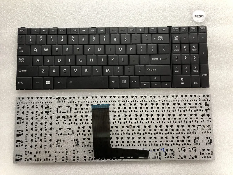 

New Laptop US Keyboard Black For Toshiba Satellite C50-B C55-B C50A-B C50D-B C55D-B C55-B5200 C55-B5201 Keyboard
