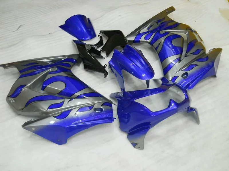 Комплект обтекателей под давлением для KAWASAKI Ninja ZX250R 08 09 10 12 ZX 250R EX250 2008 2012 ABS синий