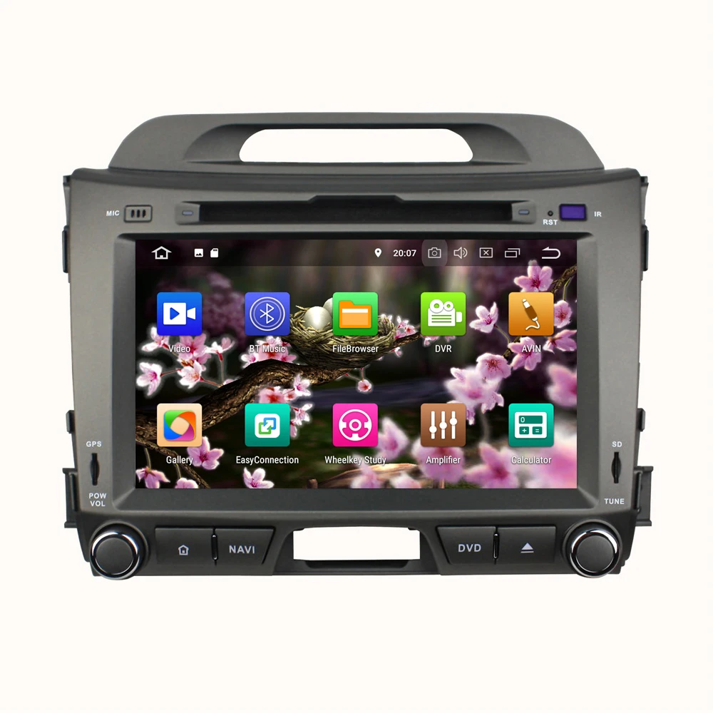 

KLYDE 8" 2 Din Android 9.0 Car DVD Player For KIA Sportage 2010-2012 Car Audio 8 Core Car Radio Stereo Car Multimedia Player