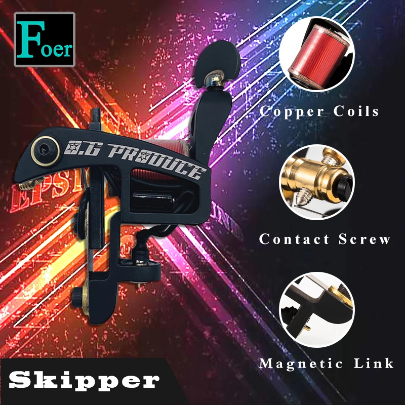 

O.G Skipper Tattoo Machine Dragonfly Direct Drive Pure Copper Coil Permanent Makeup Motor Rotary Pen For Liner And Shader