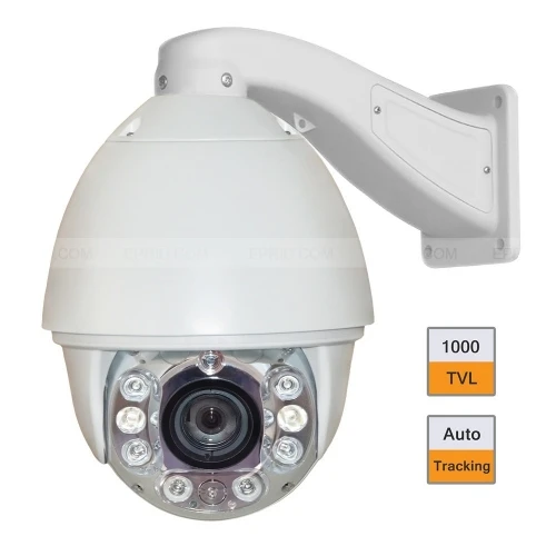 

6" 22x Zoom 1000TVL Day/Night IR CCTV Camera Auto Tracking Speed Dome PTZ