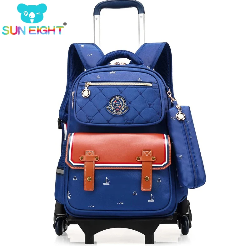 Buy New Trolly School Bag Trolley Luggage Backpack for boys and girls Triple