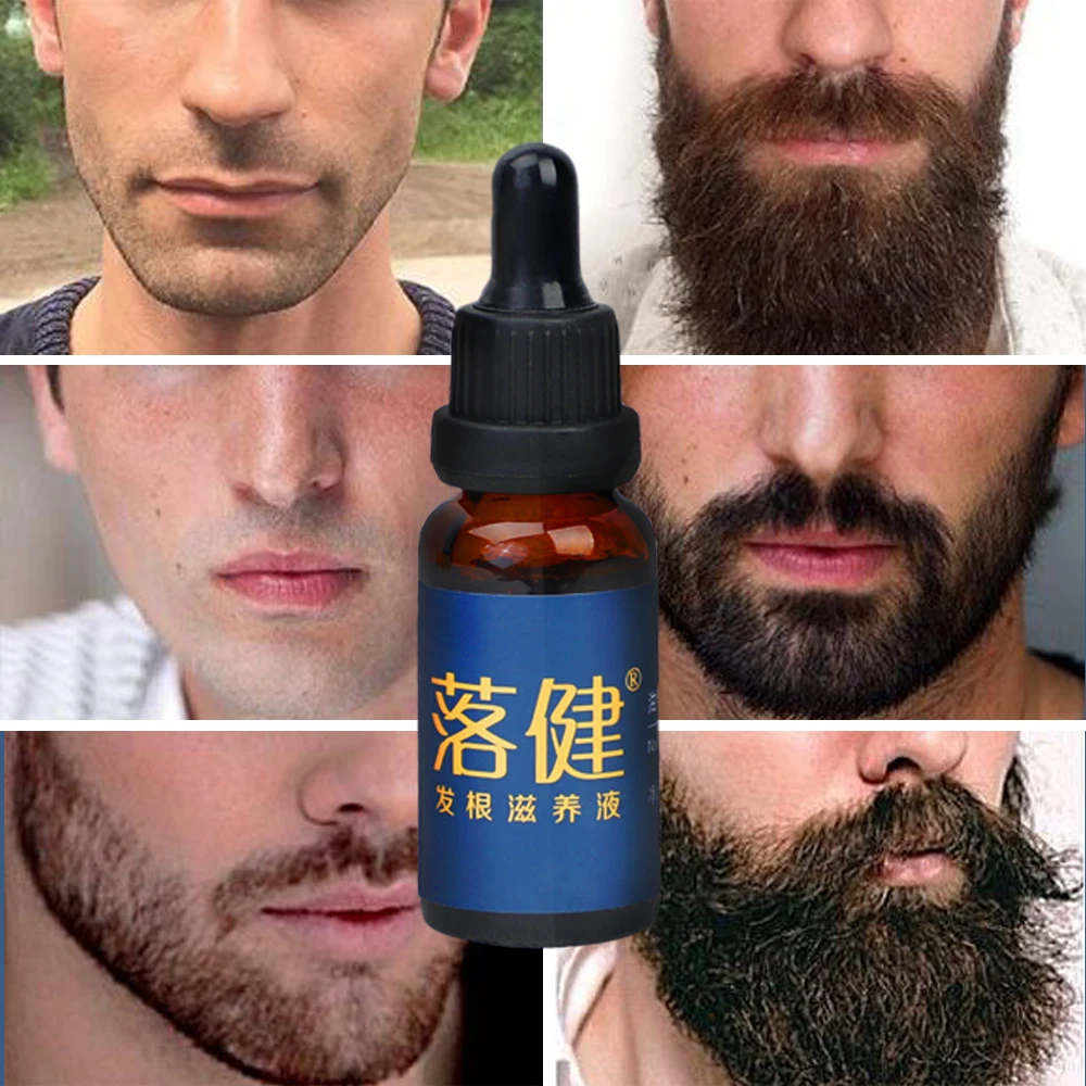 Beard Growth Oil Hair Growth Agent Thickener Hair Beard Care Product Anti Hair Loss Tonic Grow Beard Treatment Hair Serum