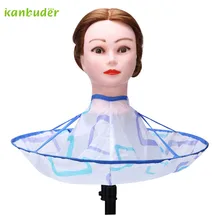 Kanbuder довольно Резка волос Водонепроницаемый воротник ткань Плащ Зонтик мыс салон Парикмахерская накидка парикмахерские парикмахер 1 шт