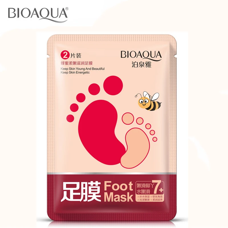 

BIOAQUA Foot Mask Socks For Pedicure Foot Care Moist Hydrating Hand Care Hand Lotion Peeling Honey For Feet Exfoliating Foot Spa