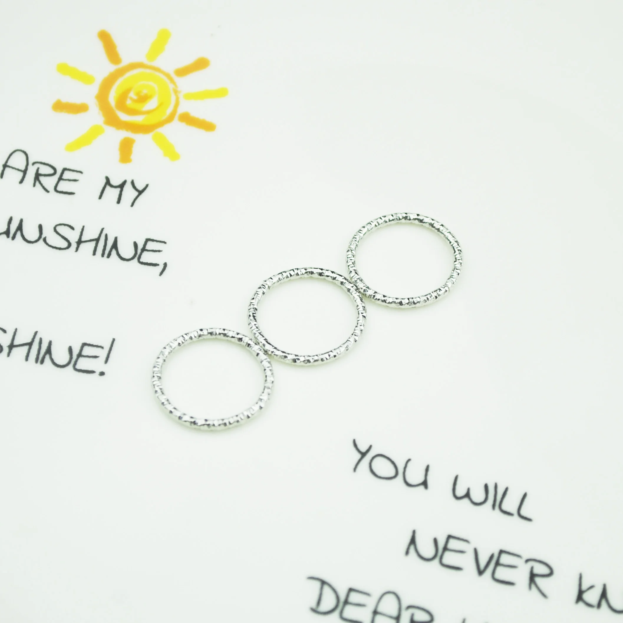 

50pc/lot Circle Round DIY Hoop Earrings Base For Jewelry Making Finding DIY Earrings Connector Wholesale