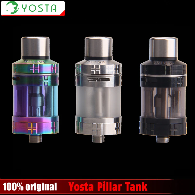 

Original Yosta Pillar Atomizer 510 Tank with POM Drip Tip 4ML Capacity fit Yosta Livepor 160 Box Mod for Vape E Cigarettes