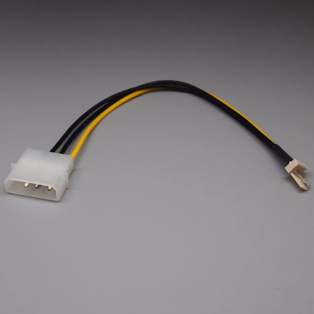 10 шт./лот 4 Pin IDE к 3 CPU/Case разъем вентилятора кабель адаптер питания 20 см для