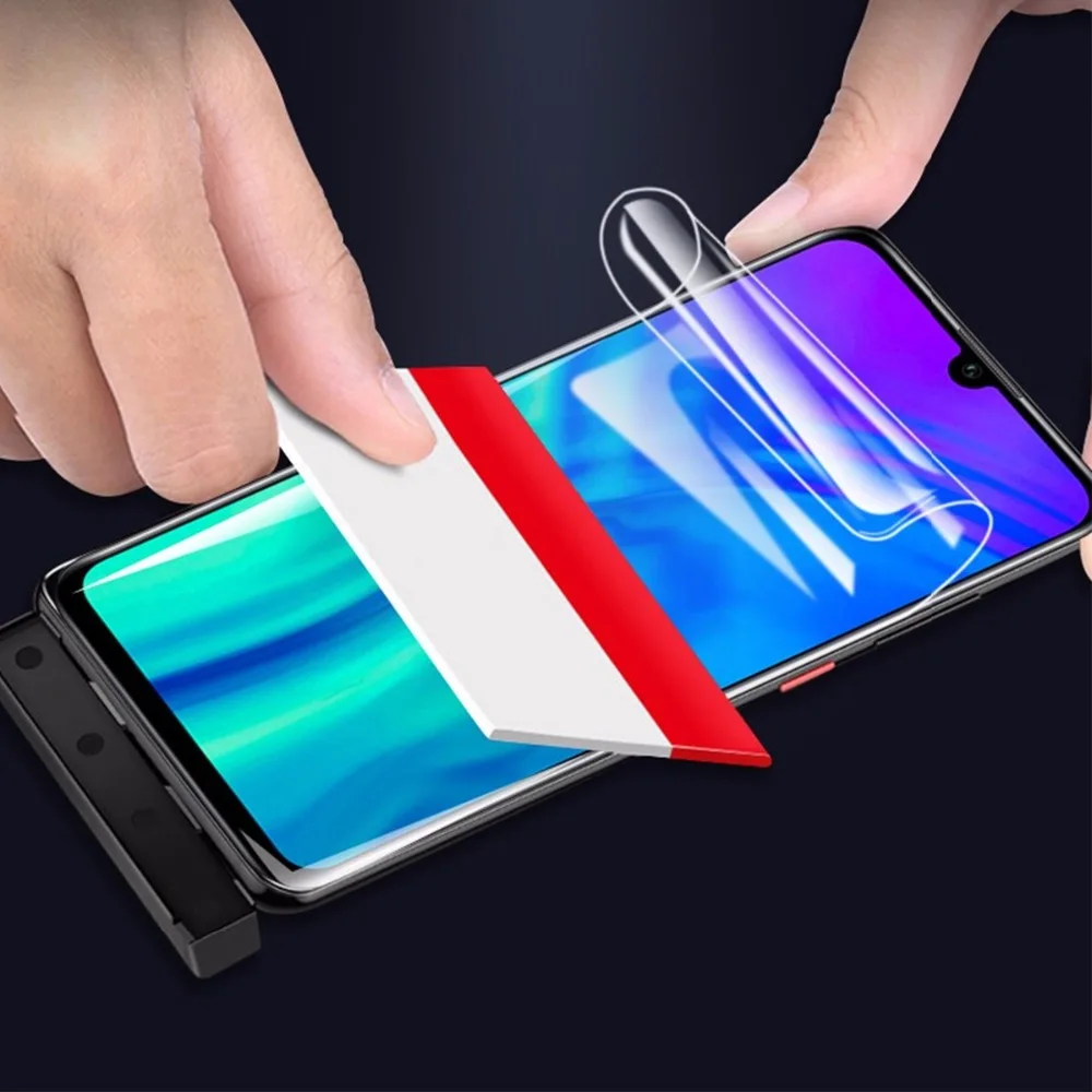 Гидрогелевая Защитная пленка с полным покрытием 9D для Huawei Honor 20 Pro 20i 10i HD мягкая